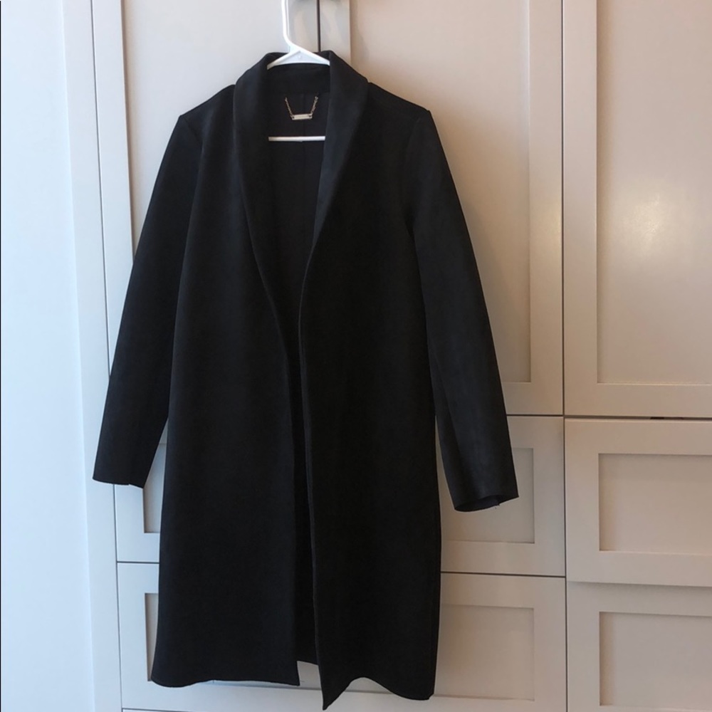 Faux Leather Coat